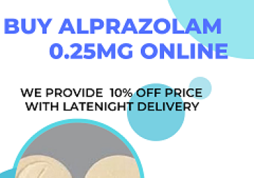 Purchase Alprazolam 0.25mg only at Uspharmastore.com